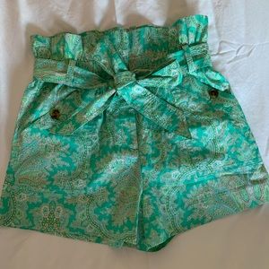 Paper bag shorts J Crew size 6
